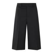 Culotte Bermuda Shorts Federica Tosi , Black , Dames