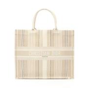 Pre-owned Fabric dior-bags Dior Vintage , Beige , Dames