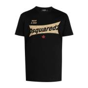 T-Shirts Dsquared2 , Black , Heren