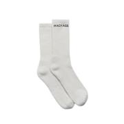 Woods Stretch Katoen Logo Sokken Mackage , White , Heren