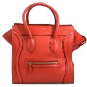 Pre-owned Leather celine-bags Celine Vintage , Red , Dames