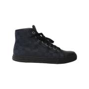 Pre-owned Canvas sneakers Gucci Vintage , Blue , Heren