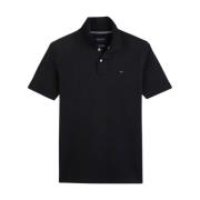 Katoenen poloshirt met korte mouwen Eden Park , Blue , Heren