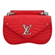 Pre-owned Leather louis-vuitton-bags Louis Vuitton Vintage , Red , Dam...