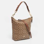 Pre-owned Canvas handbags Coach Pre-owned , Brown , Dames