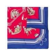 Pre-owned Silk scarves Hermès Vintage , Multicolor , Dames