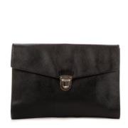 Pre-owned Leather prada-bags Prada Vintage , Black , Dames