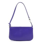 Pre-owned Leather louis-vuitton-bags Louis Vuitton Vintage , Blue , Da...