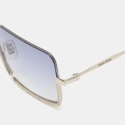 Pre-owned Glass sunglasses Miu Miu Pre-owned , Blue , Dames