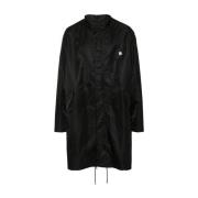 Zwarte Logo Jas met Trekkoord Taille Givenchy , Black , Heren