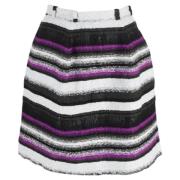 Pre-owned Wool bottoms Oscar De La Renta Pre-owned , Multicolor , Dame...