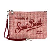 Parisienne Clutch Tas MC2 Saint Barth , Pink , Dames