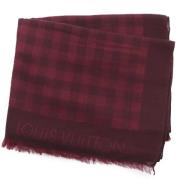 Pre-owned Cotton scarves Louis Vuitton Vintage , Red , Dames