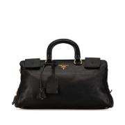 Pre-owned Leather prada-bags Prada Vintage , Black , Dames