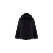 Asymmetrische Gelaagde Parka Jas Herno , Black , Dames