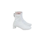 Pre-owned Leather boots Acne Studios Pre-owned , White , Dames