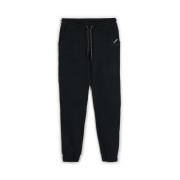 Slim Fit Katoenen Sweatpants met Geribbelde Boorden Munich , Black , H...