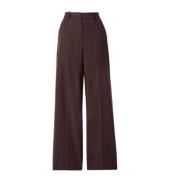 Hoge taille wollen broek met draperie Simkhai , Brown , Dames