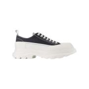 Leather sneakers Alexander McQueen , Black , Heren