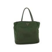 Pre-owned Nylon prada-bags Prada Vintage , Green , Dames