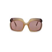 Pre-owned Plastic sunglasses Dior Vintage , Orange , Dames