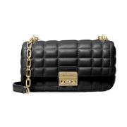 Convertible Chain Shoulder Bag Michael Kors , Black , Dames