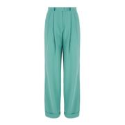 Sablé Broek met Omgeslagen Zoom Emporio Armani , Green , Dames