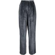 Blauwe Broek Brunello Cucinelli , Blue , Dames