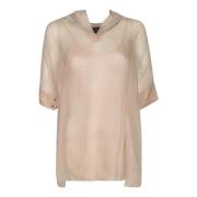 Elegante Overhemden Collectie Giorgio Armani , Beige , Dames