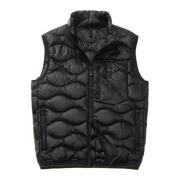 Nylon Gilet Vest Blauer , Black , Heren