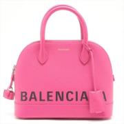 Pre-owned Leather handbags Balenciaga Vintage , Pink , Dames