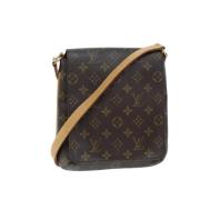 Pre-owned Canvas louis-vuitton-bags Louis Vuitton Vintage , Brown , Da...