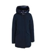 Luxury Arctic Parka Middernachtblauw Woolrich , Blue , Dames