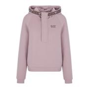 Stijlvolle Sweatshirt voor Mannen Emporio Armani EA7 , Pink , Dames