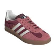 Gazelle Indoor Sneakers in Bordeaux Suède Adidas , Red , Heren