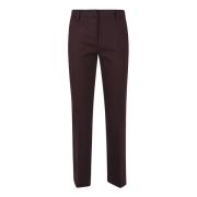 Bordeaux Broek, Italiaanse Samenstelling, Elastaan True Royal , Red , ...