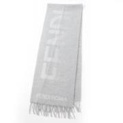 Pre-owned Wool scarves Fendi Vintage , Gray , Dames