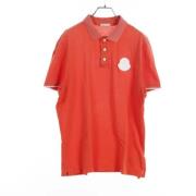 Pre-owned Cotton tops Moncler Pre-owned , Orange , Dames