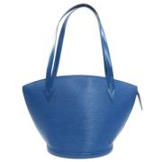 Pre-owned Leather louis-vuitton-bags Louis Vuitton Vintage , Blue , Da...