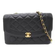 Pre-owned Fabric chanel-bags Chanel Vintage , Black , Dames