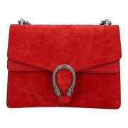 Pre-owned Leather gucci-bags Gucci Vintage , Red , Dames