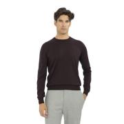 Royal Merino Jersey Stijlvolle Sweater Filippo De Laurentiis , Red , H...