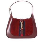 Pre-owned Leather handbags Gucci Vintage , Red , Dames