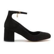 Zwarte Perla Pumps met Gouden Details Michael Kors , Black , Dames