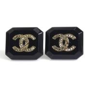 Pre-owned Metal chanel-jewelry Chanel Vintage , Black , Dames