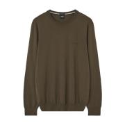 Bruin Logo Jersey Sweater Boss , Brown , Heren