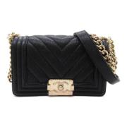 Pre-owned Fabric chanel-bags Chanel Vintage , Black , Dames