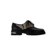 Leather flats Toga Pulla , Black , Dames