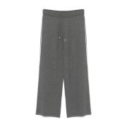 Grijze Sweatpants met Streep Liu Jo , Gray , Dames