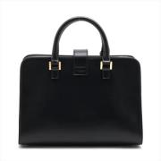 Pre-owned Leather handbags Yves Saint Laurent Vintage , Black , Dames